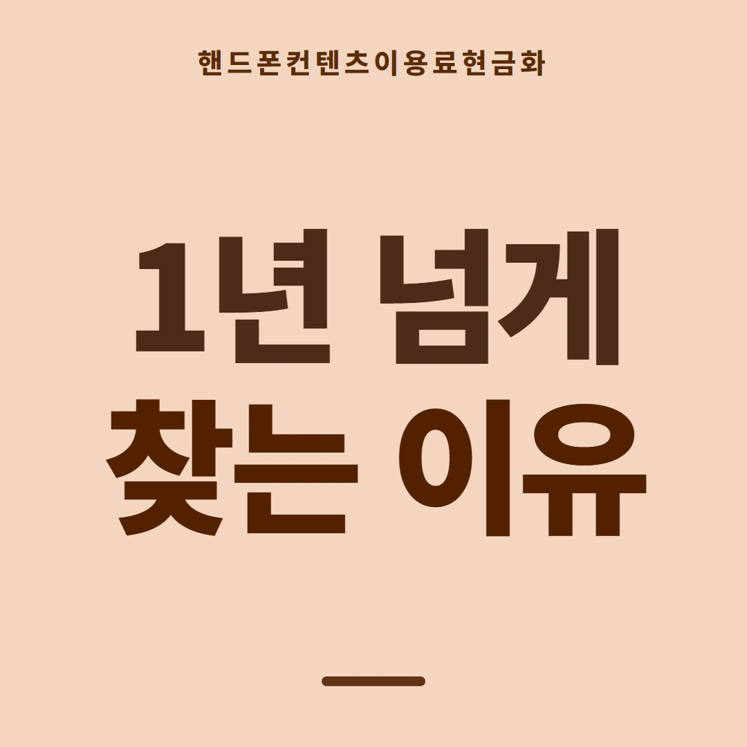 품티켓 핸드폰 회선의 컨텐츠이용료현금화 지난 사용 기록 안내 이미지